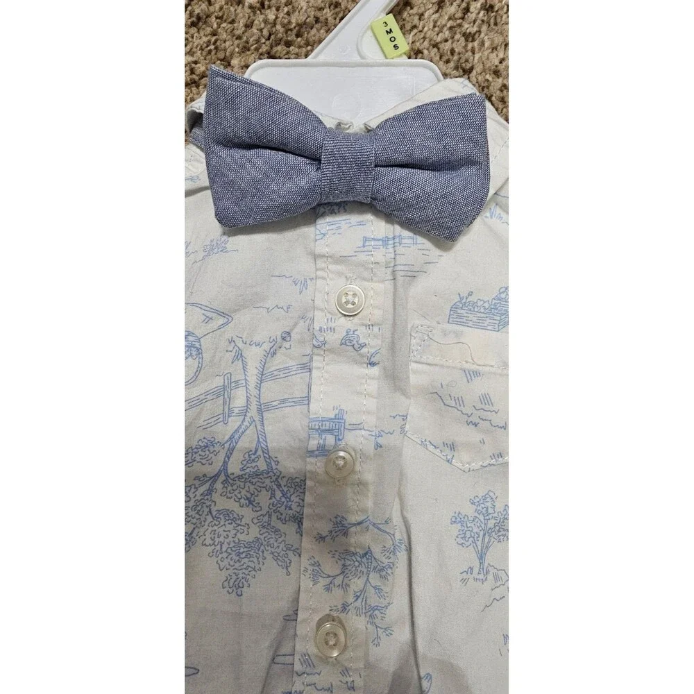 Carter's Boy 2pc Bowtie Out Fit size 3mths NWOT